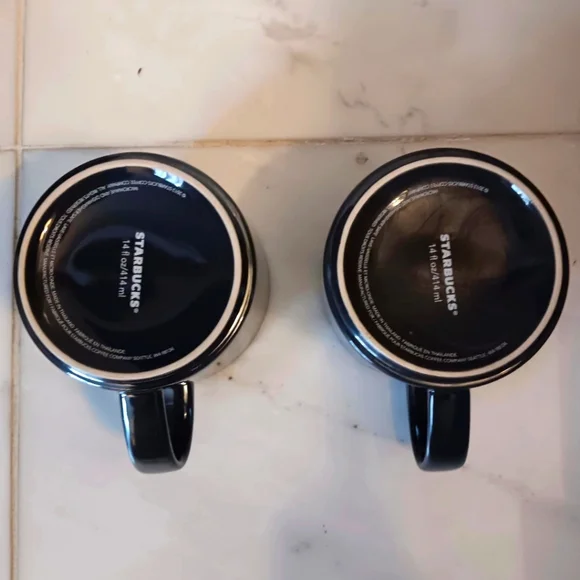 Starbucks Iridescent Coffee Cups Mugs, Set Of 2 - Picture 3 of 6